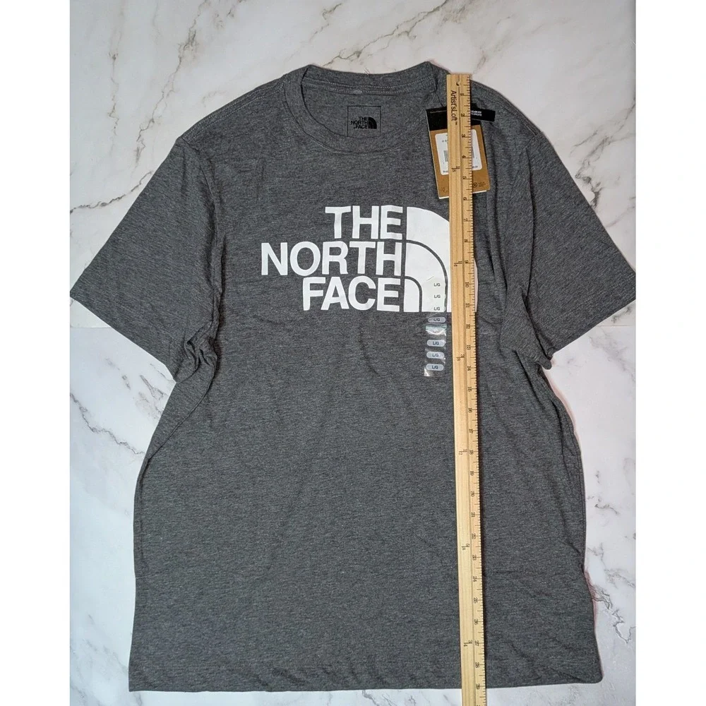 The‎ North Face Mens Half Dome Tee Grey Heather Logo T-Shirt NF0A8EBECQI-L Large